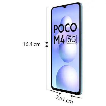 POCO M4 5G 128 GB, 6 GB RAM, Cool Blue, Mobile Phone Refurbished - Triveni World