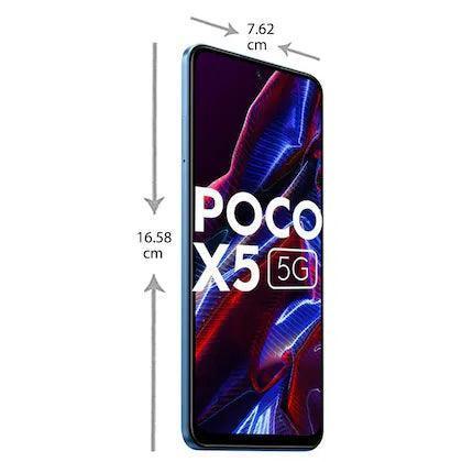 Poco X Series X5 5G 128 GB, 6 GB RAM, Wildcat Blue, Mobile Phone Refurbished - Triveni World