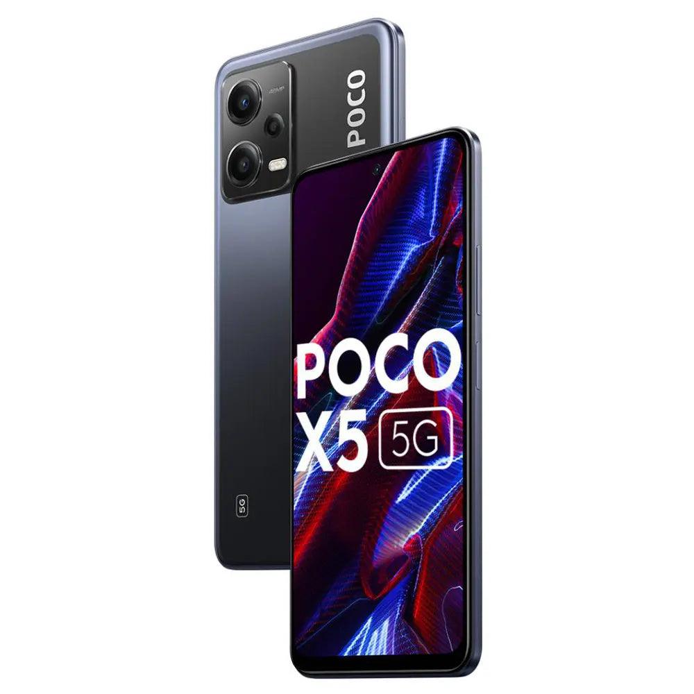 Poco X Series X5 5G 256 GB, 8 GB RAM, Jaguar Black, Mobile Phone - Triveni World