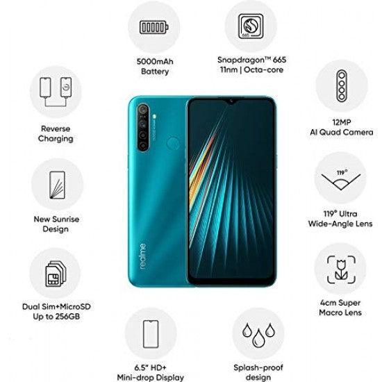 Realme 5i (Aqua Blue, 4GB RAM, 128GB Storage) - Triveni World