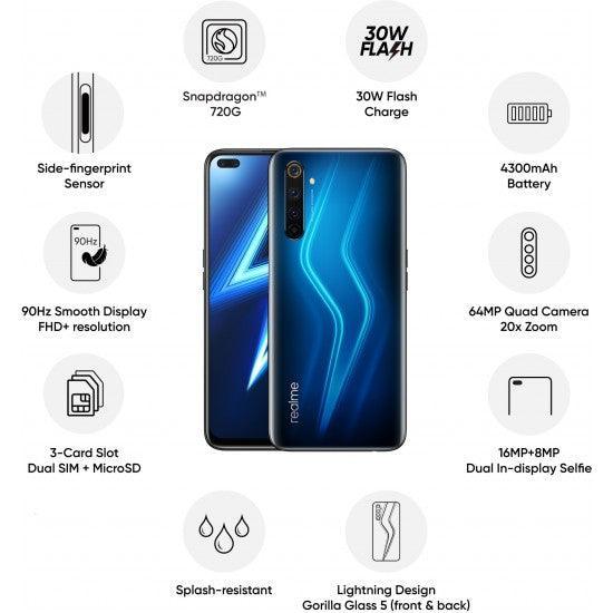 Realme 6 Pro (Lightning Blue, 128 GB) (8 GB RAM) - Triveni World