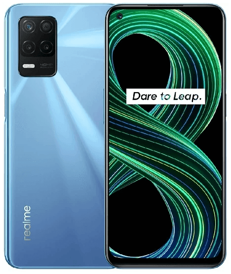 Realme 8 5G (Supersonic Blue, 4GB RAM, 64GB Storage) - Refurbished - Triveni World