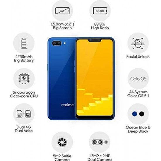 Realme C1 (Navy Blue, 32 GB Storage) - Triveni World