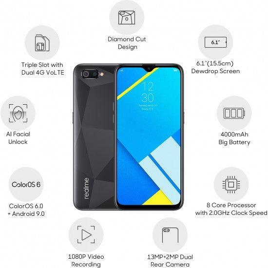 Realme C2 (Diamond Black, 32 GB) (2 GB RAM) - Triveni World