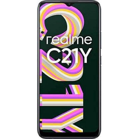 Realme C21Y (3GB RAM, 32GB Storage) ( CROSS BLACK) - Triveni World