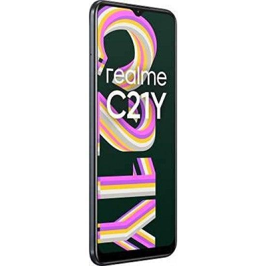 Realme C21Y (3GB RAM, 32GB Storage) ( CROSS BLACK) - Triveni World