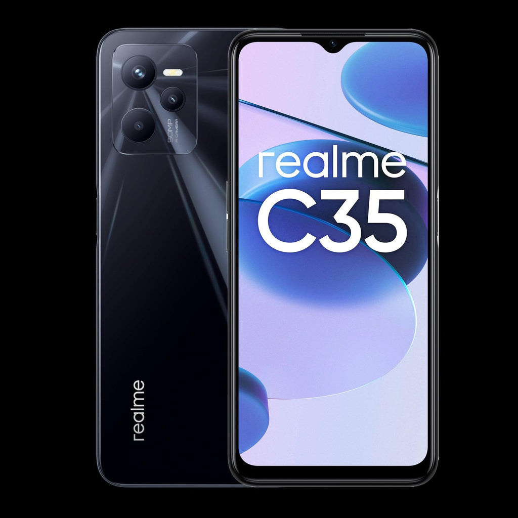 REALME | C35 | 4GB RAM | 128GB STORAGE | GLOWING BLACK Refurbished - Triveni World