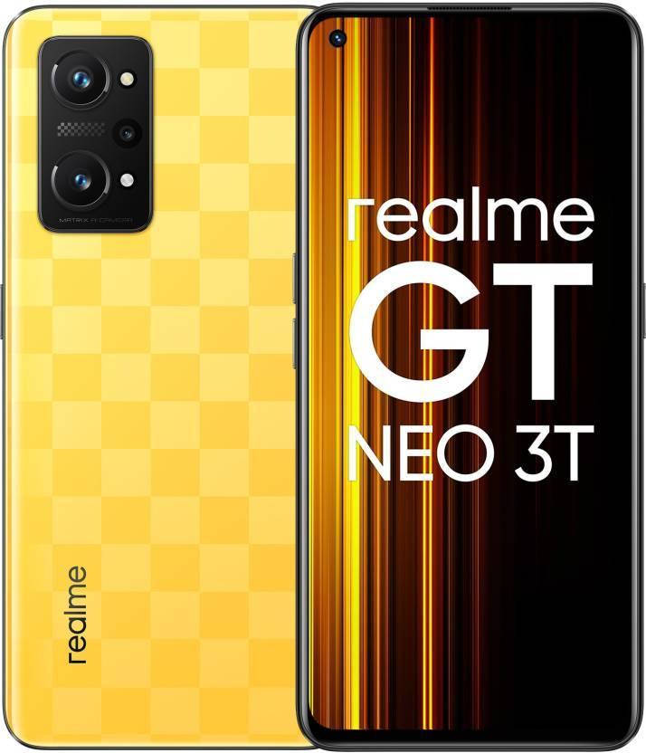 realme GT Neo 3T (Dash Yellow, 128 GB)  (6 GB RAM) Refurbished - Triveni World