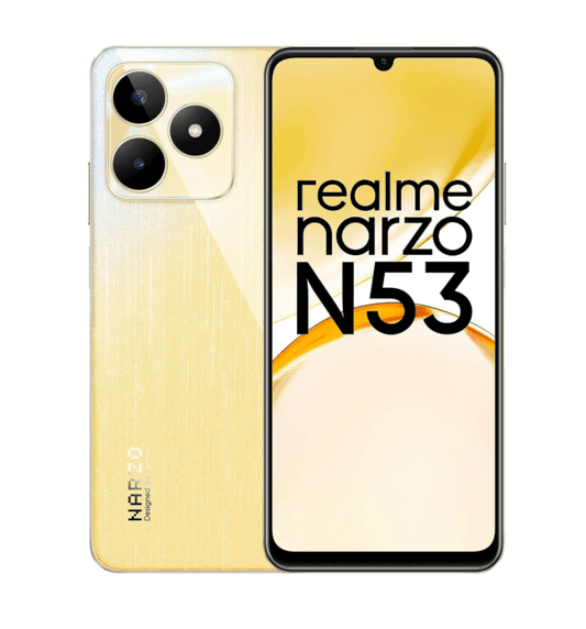 realme narzo N53 (Feather Gold, 4GB+64GB) Refurbished - Triveni World