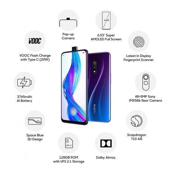 Realme X (Space Blue, 128 GB, 4 GB RAM)- refurbished - Triveni World