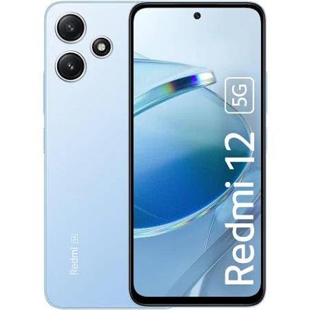 Redmi 12 Smartphone (6GB RAM, 128GB, Pastel Blue) - Triveni World