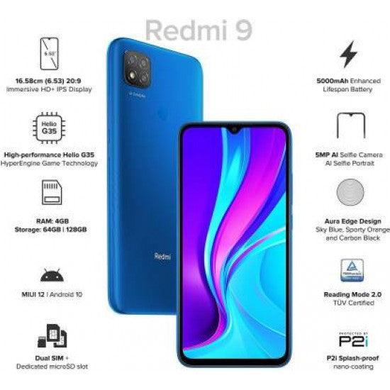 Redmi 9 (Sky Blue, 64 GB) (4 GB RAM) Refurbished - Triveni World