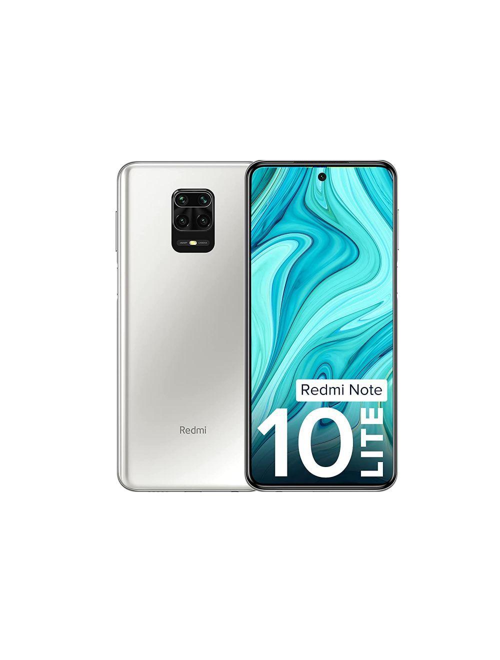 Redmi Note 10 Lite 6 GB Ram & 128 GB Storage (Glacier White ) Refurbished - Triveni World