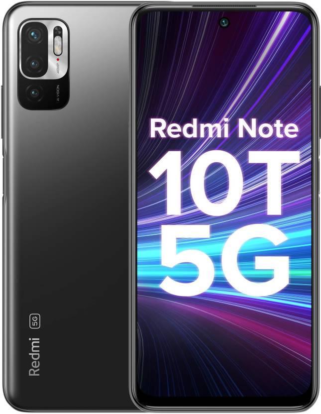 REDMI Note 10T 5G (Graphite Black, 64 GB)  (4 GB RAM) - Triveni World