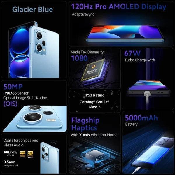 REDMI NOTE 12 PRO 5G 6GB 128GB GLACIER BLUE - Triveni World