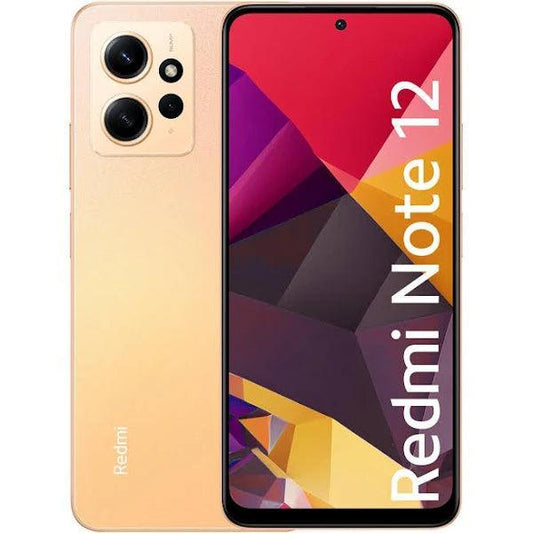 Redmi Note 12 (Sunrise Gold, 6GB RAM, 64GB Storage) - Triveni World