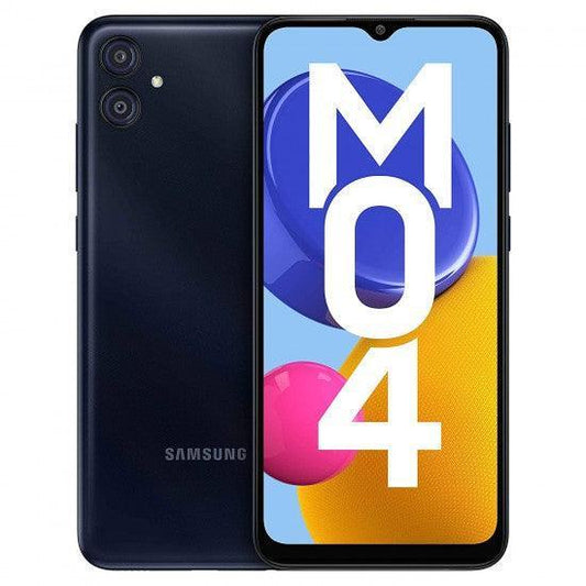 Samsung Galaxy M04 Dark Blue, 4GB RAM, 128GB Storage Upto 8GB RAM with RAM Plus - Triveni World