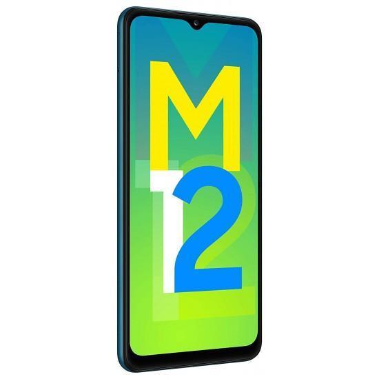 Samsung Galaxy M12 (Blue,6GB RAM, 128GB Storage) - Triveni World