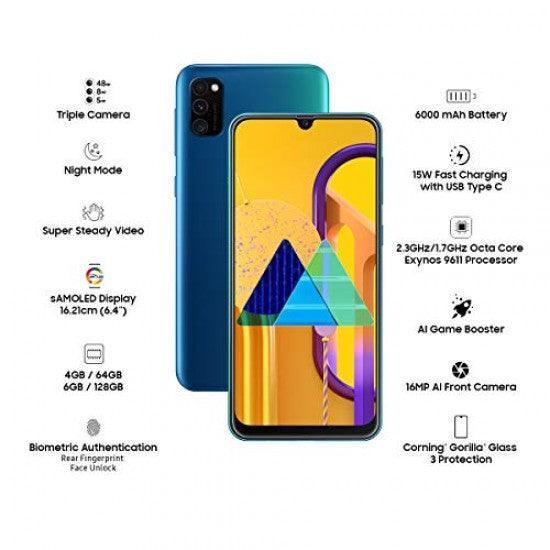 Samsung Galaxy M30s Blue 6GB RAM 128GB Storage - Triveni World