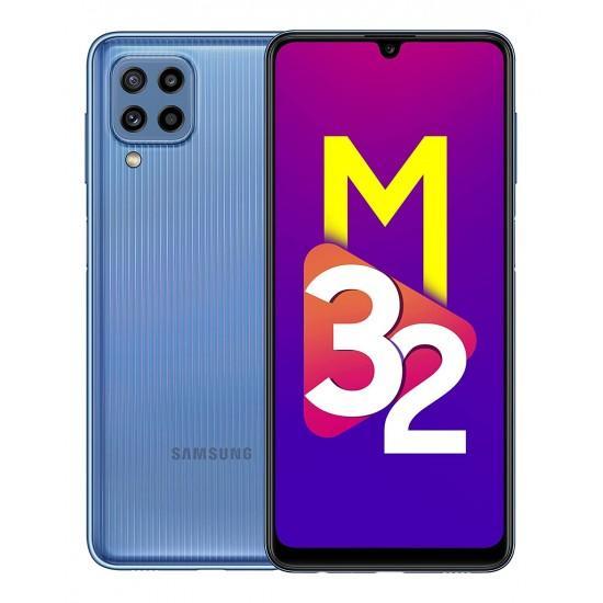 Samsung Galaxy M32 Prime Edition (Light Blue, 4GB RAM, 64GB) (Seal Pack) - Triveni World