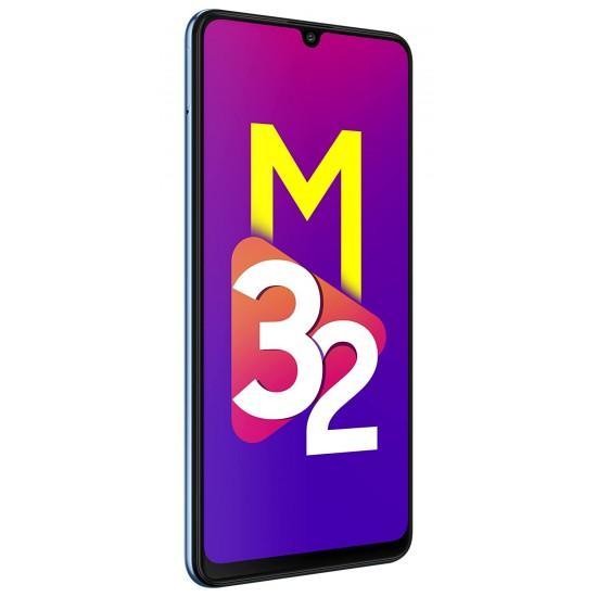 Samsung Galaxy M32 Prime Edition (Light Blue, 4GB RAM, 64GB) (Seal Pack) - Triveni World