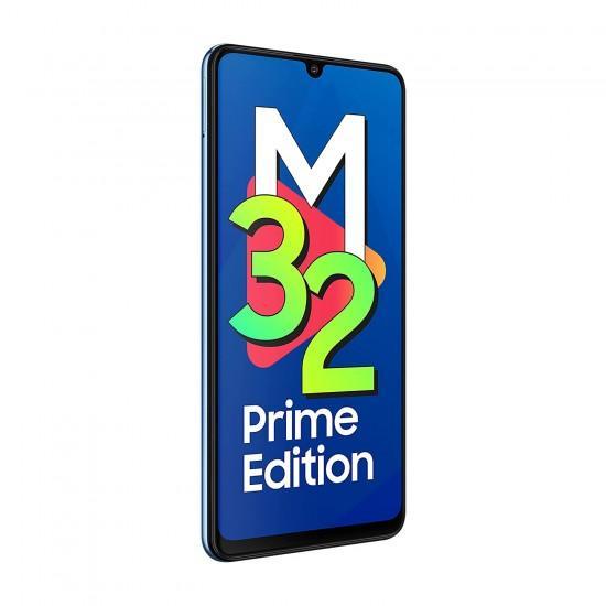 Samsung Galaxy M32 Prime Edition (Light Blue, 4GB RAM, 64GB) (Seal Pack) - Triveni World