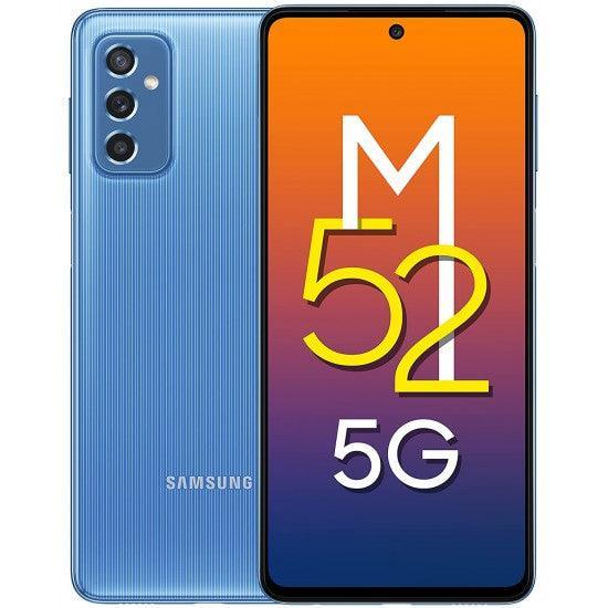 Samsung Galaxy M52 5G (ICY Blue, 8GB RAM, 128GB Storage) Latest Snapdragon 778G 5G | sAMOLED 120Hz Display - Triveni World