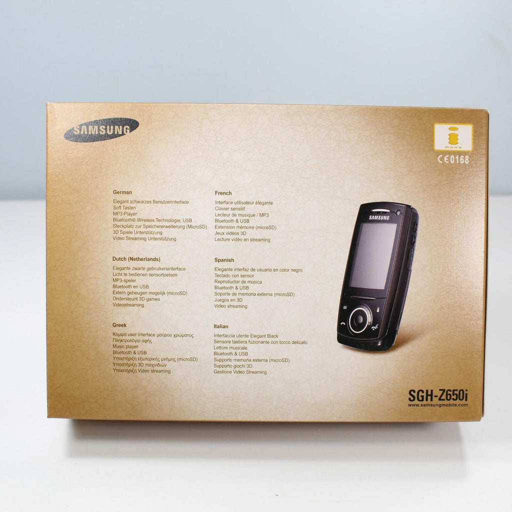 Samsung SGH-Z650i 3G GSM Cell Phone 2006 - Black - Triveni World