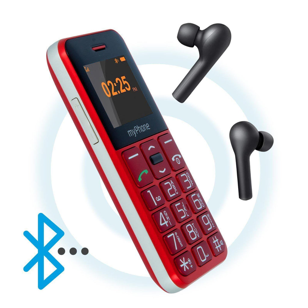 Senior myPhone Halo Easy Interface Practical SOS Button Red - Triveni World