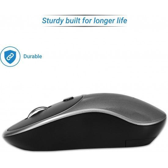 SmartBuy Turbo Wireless M7151 Mouse   (2.4GHz Wireless, Black, Grey) - Triveni World