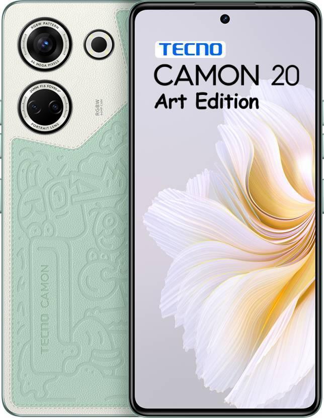 Tecno Camon 20 4G with FHD + Big AMOLED Display (Art Edition, 256 GB)  (8 GB RAM) Refurbished - Triveni World