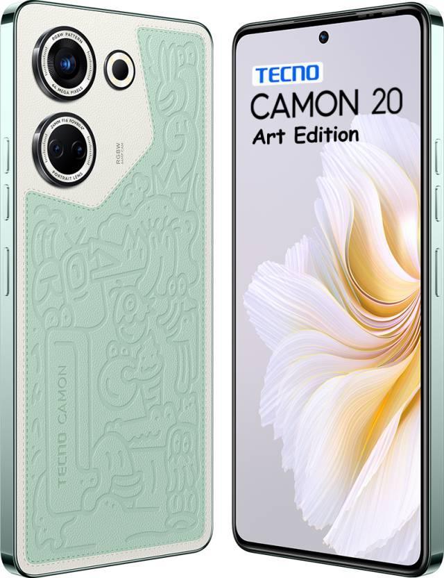 Tecno Camon 20 4G with FHD + Big AMOLED Display (Art Edition, 256 GB)  (8 GB RAM) Refurbished - Triveni World