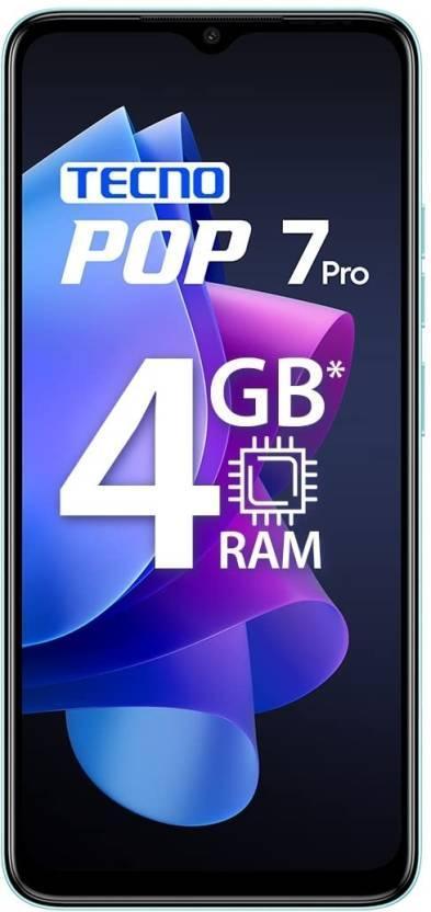 Tecno POP 7 Pro (Uyuni Blue, 64 GB)  (4 GB RAM) Refurbished - Triveni World