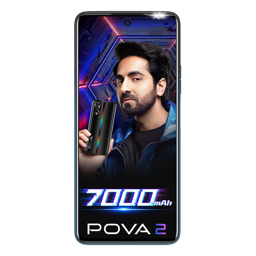 Tecno Pova 2 4GB 64GB Blue Refurbished - Triveni World