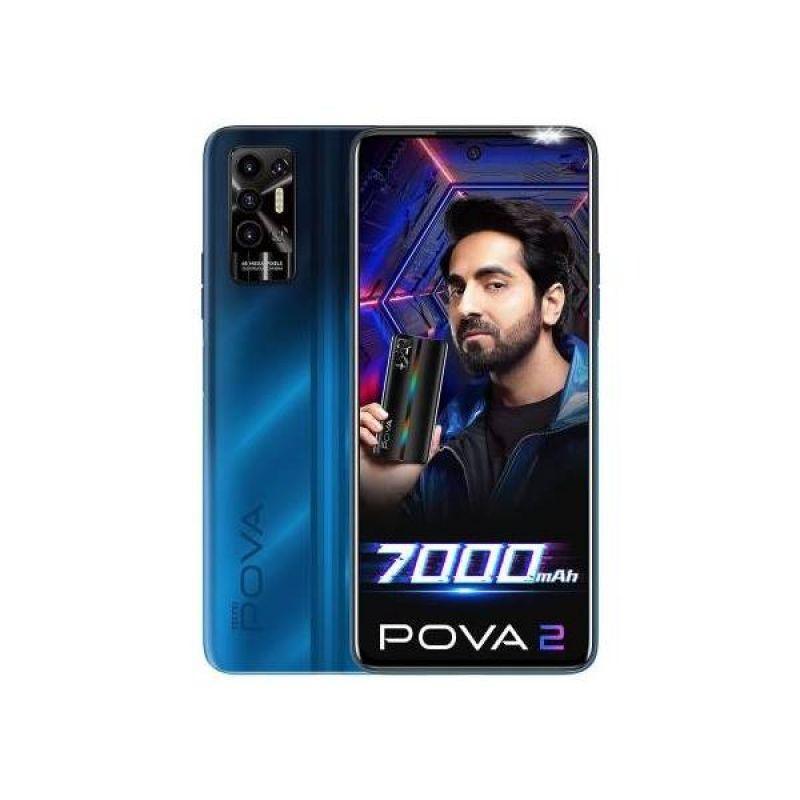 Tecno Pova 2 (Energy Blue, 64 GB) (4 GB RAM) | Refurbished - Triveni World