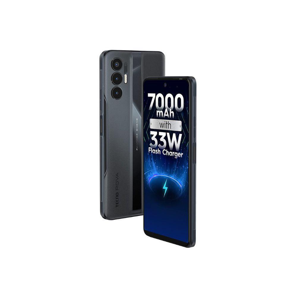 Tecno POVA 3 (Eco Black, 4GB RAM,64GB Storage) - Triveni World