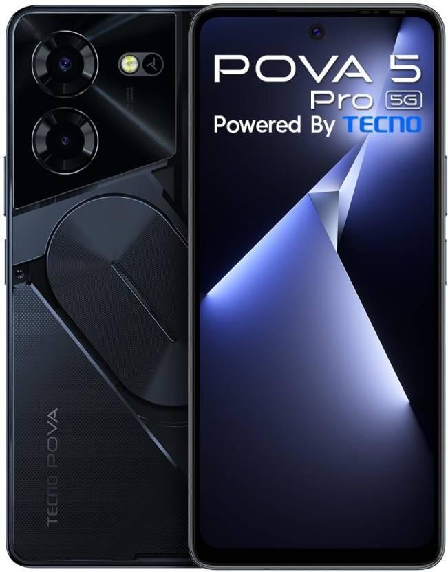 Tecno Pova 5 Pro 5G (Dark Illusion, 128 GB)  (8 GB RAM) Refurbished - Triveni World