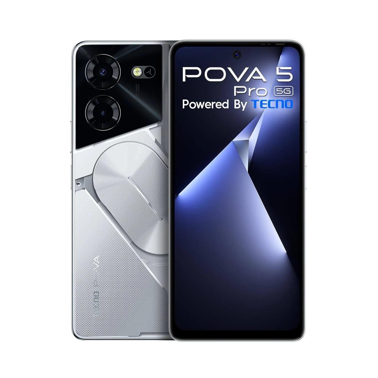 TECNO Pova 5 Pro 5G (Silver Fantasy, 8GB RAM,128GB Storage) - Triveni World