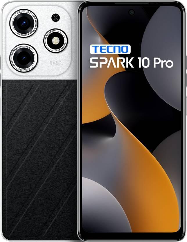 Tecno Spark 10 Pro Moon Explorer 50MPCamera, Glass Back, 16GB Expandable RAM (LUNAR ECLIPSC, 128 GB)  (8 GB RAM) Refurbished - Triveni World