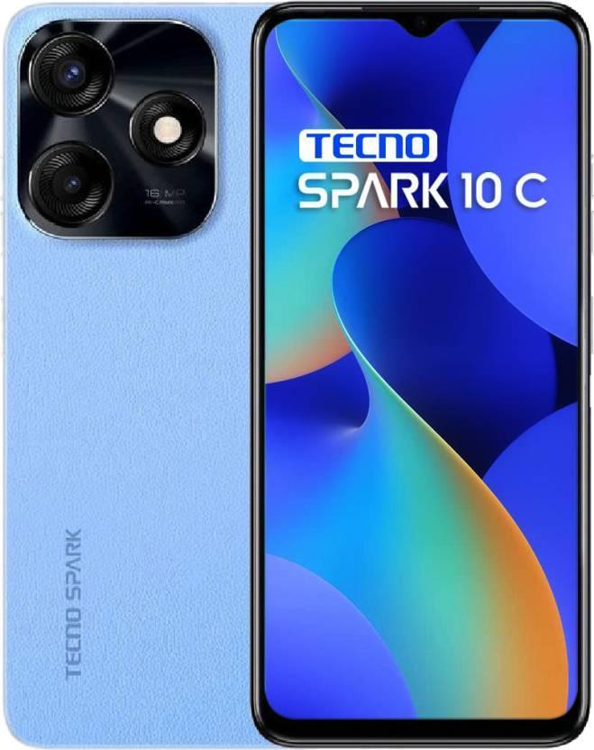 Tecno Spark 10C (Magic Skin Blue, 8 GB)  (128 GB RAM) Refurbished - Triveni World