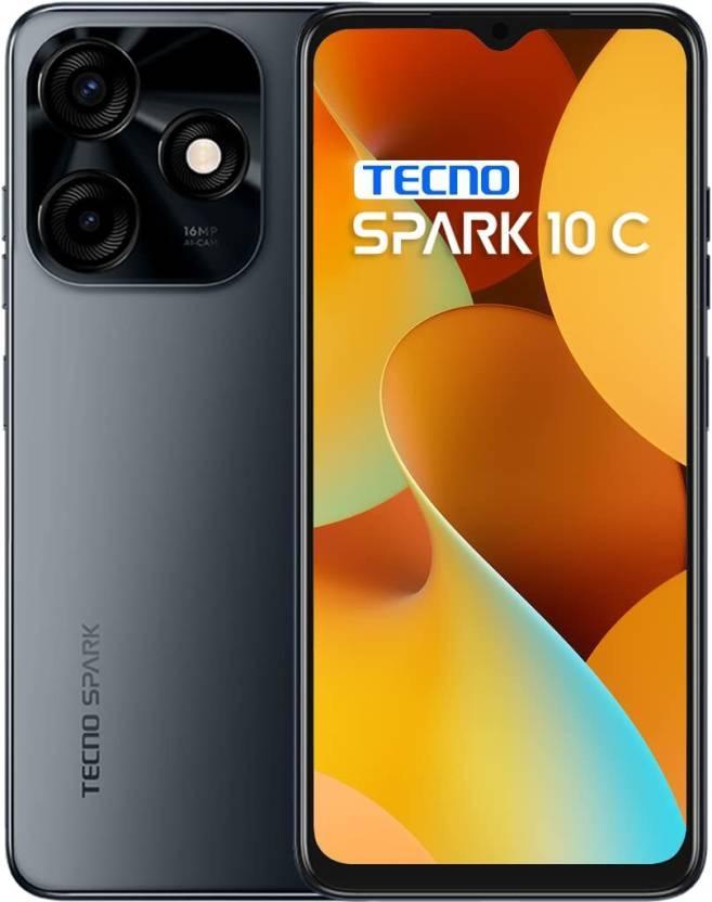 Tecno Spark 10C 6.56 HD+Dot Display 16GB Expandable RAM (Meta Black, 128 GB)  (8 GB RAM) Refurbished - Triveni World