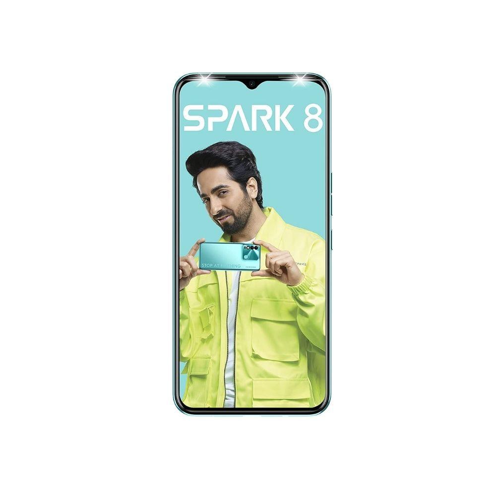 Tecno Spark 8 (Turquoise Cyan, 64 GB) (4 GB RAM) Refurbished - Triveni World