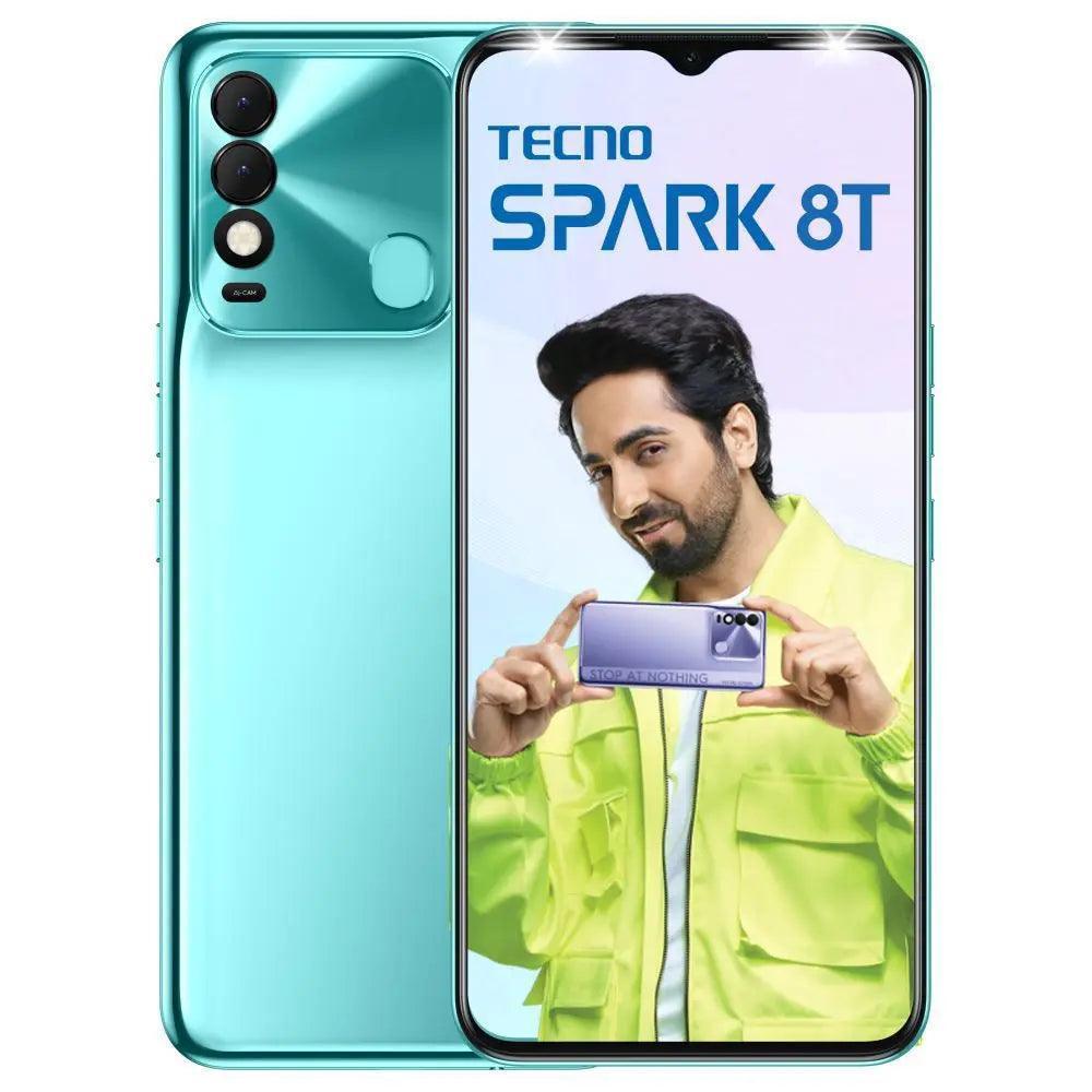 Tecno Spark 8T 64 GB, 4 GB RAM, Turquoise Cyan, Mobile Phone Refurbished - Triveni World