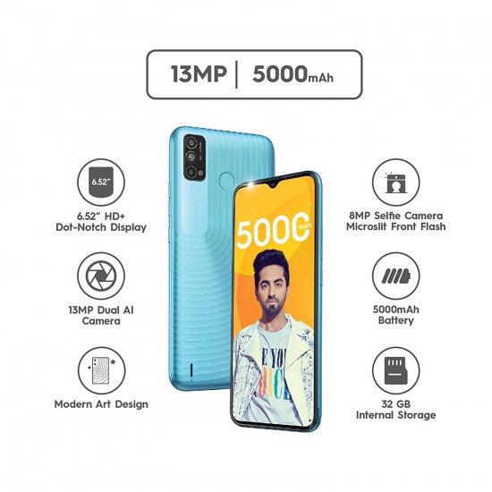 Tecno Spark Go 2021 Maldives Blue 2GB RAM 32GB Storage - Triveni World