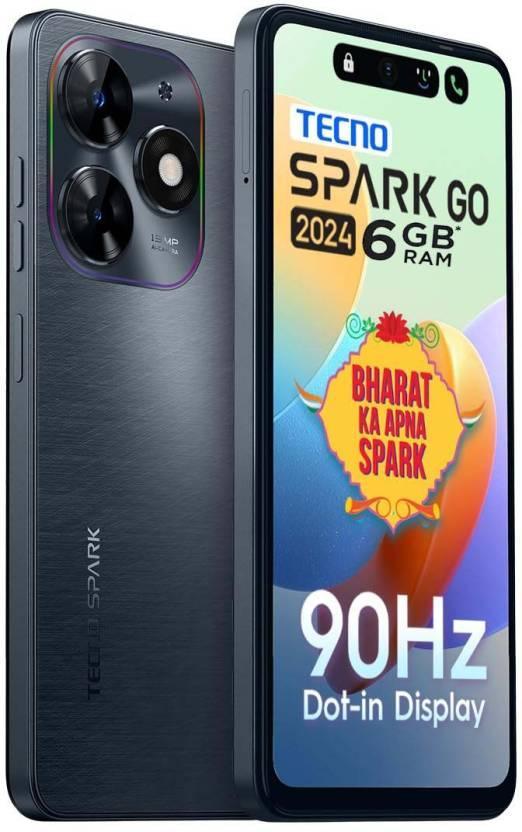 Tecno Spark Go 2024 (Gravity Black, 64 GB)  (3 GB RAM) Refurbished - Triveni World