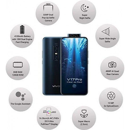 Vivo V17 Pro (Glacier Ice, 8 GB RAM, 128 GB Storage) Refurbished - Triveni World