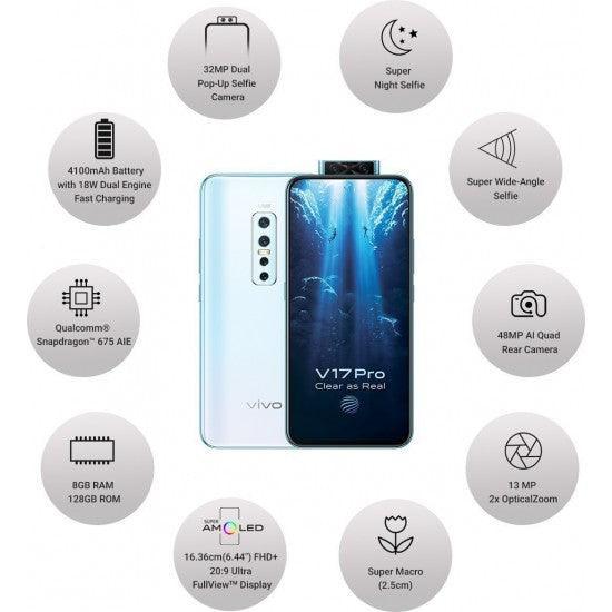 Vivo V17Pro (Glacier Ice White, 128 GB)  (8 GB RAM) - Triveni World