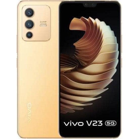 Vivo V23 5G Sunshine Gold, 8GB RAM 128GB Storage - Triveni World