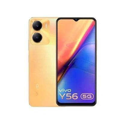 Vivo Y Series Y56 5G Dual Sim Smartphone (4GB RAM, 128GB Storage) 6.58 inch FHD+ Display | MediaTek Dimensity 700 Processor(Orange Shimmer) - Triveni World