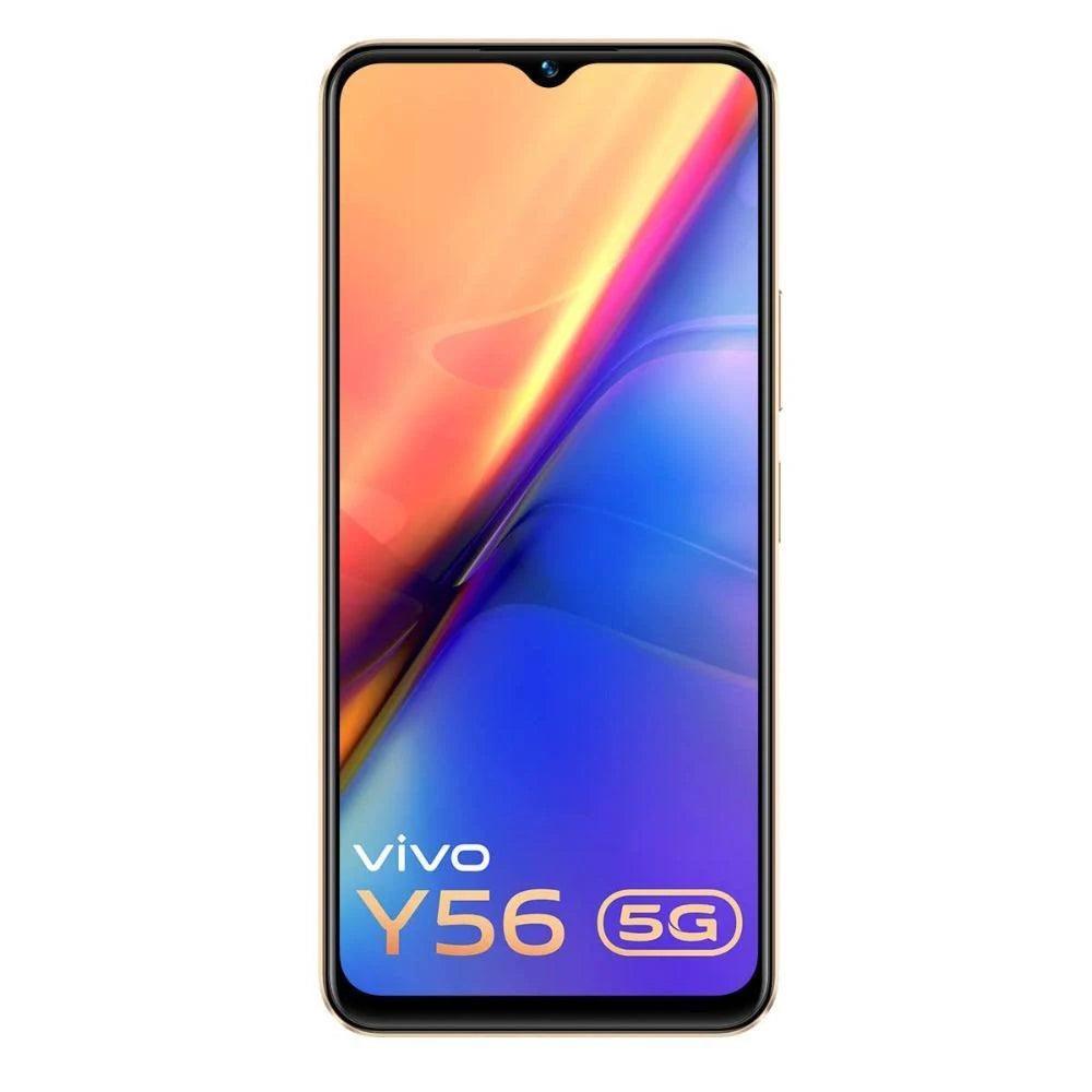 Vivo Y Series Y56 5G Dual Sim Smartphone (4GB RAM, 128GB Storage) 6.58 inch FHD+ Display | MediaTek Dimensity 700 Processor(Orange Shimmer) - Triveni World